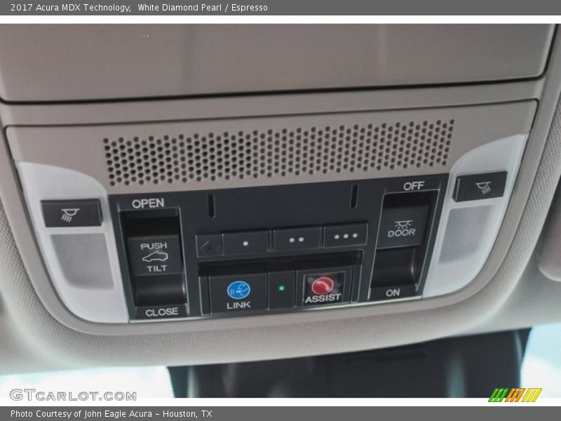 White Diamond Pearl / Espresso 2017 Acura MDX Technology