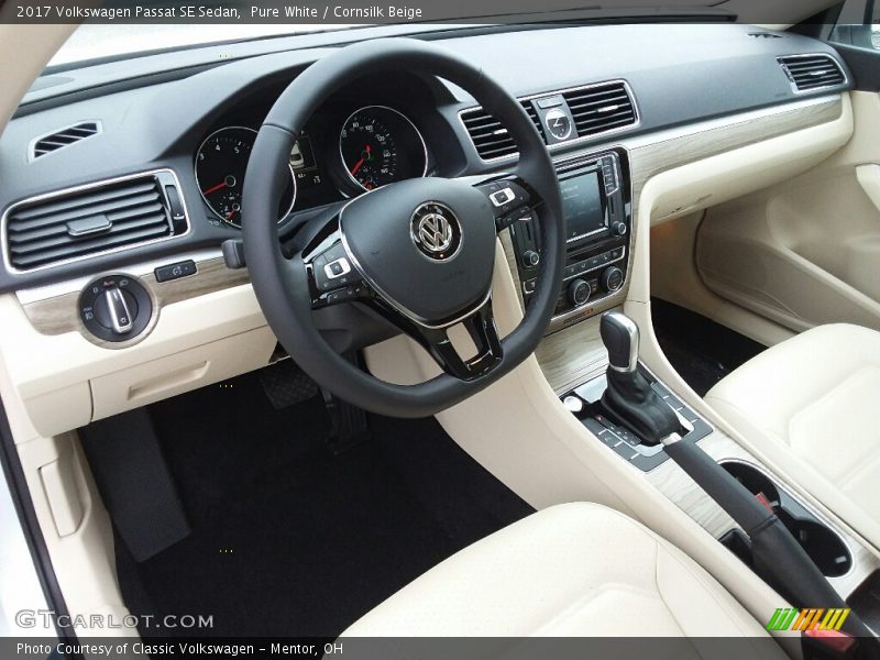  2017 Passat SE Sedan Cornsilk Beige Interior