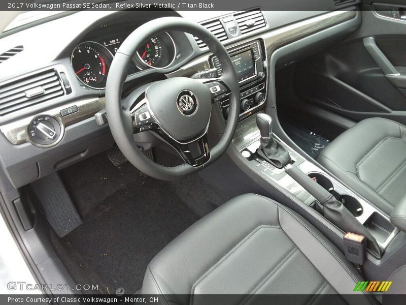  2017 Passat SE Sedan Titan Black Interior