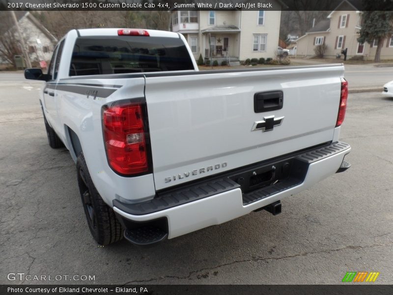 Summit White / Dark Ash/Jet Black 2017 Chevrolet Silverado 1500 Custom Double Cab 4x4