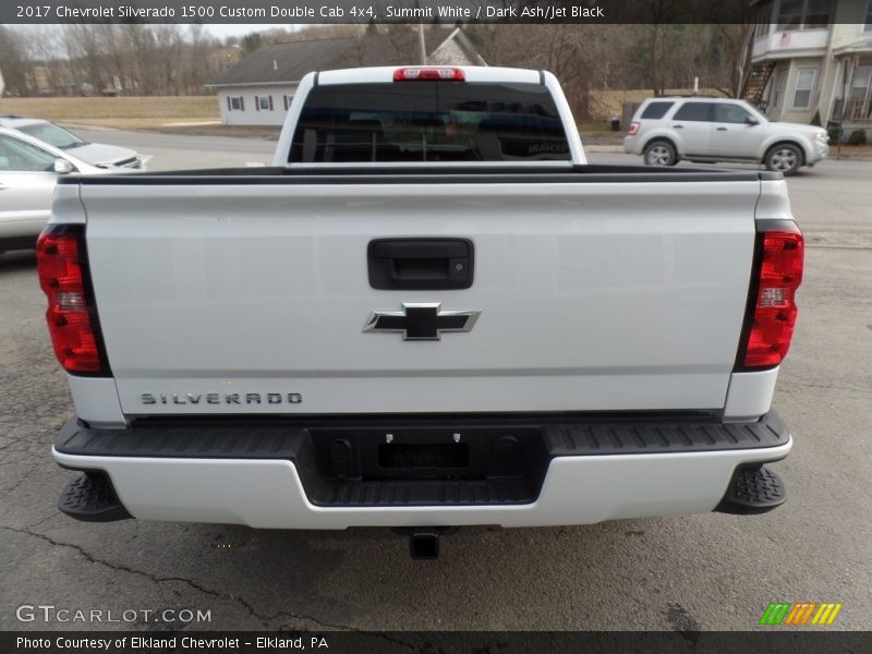 Summit White / Dark Ash/Jet Black 2017 Chevrolet Silverado 1500 Custom Double Cab 4x4