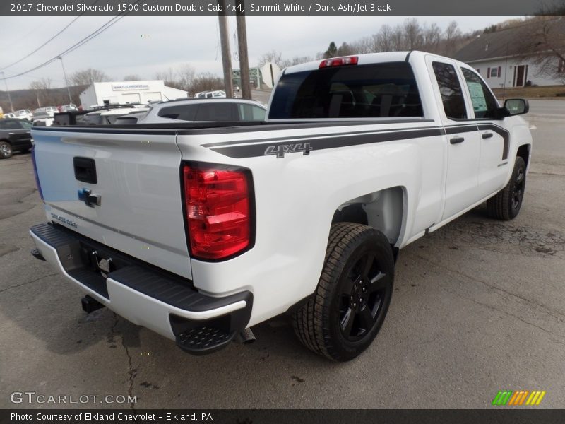 Summit White / Dark Ash/Jet Black 2017 Chevrolet Silverado 1500 Custom Double Cab 4x4