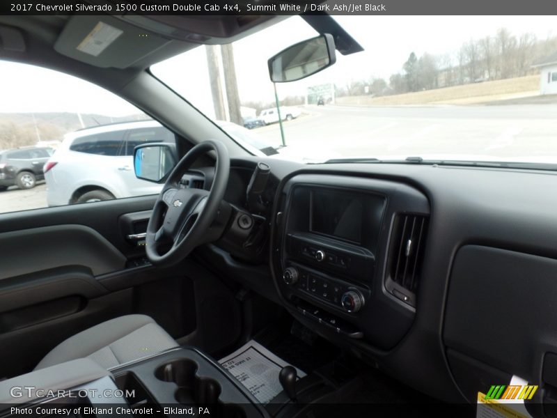 Summit White / Dark Ash/Jet Black 2017 Chevrolet Silverado 1500 Custom Double Cab 4x4