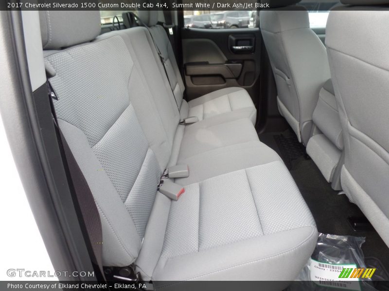 Summit White / Dark Ash/Jet Black 2017 Chevrolet Silverado 1500 Custom Double Cab 4x4