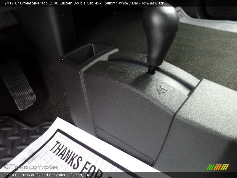 Summit White / Dark Ash/Jet Black 2017 Chevrolet Silverado 1500 Custom Double Cab 4x4