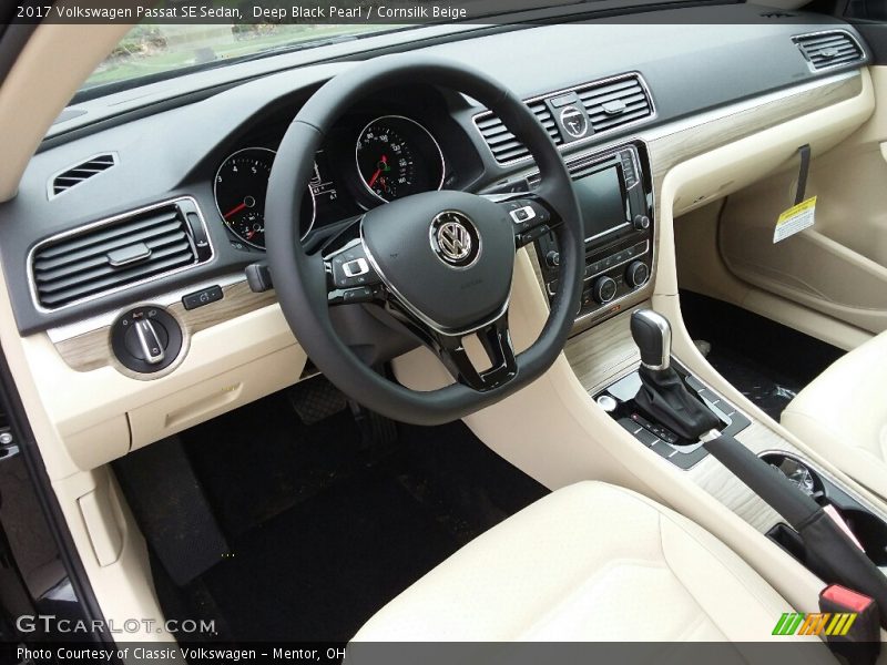  2017 Passat SE Sedan Cornsilk Beige Interior