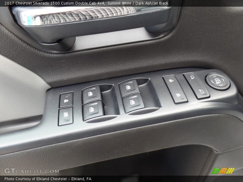 Summit White / Dark Ash/Jet Black 2017 Chevrolet Silverado 1500 Custom Double Cab 4x4