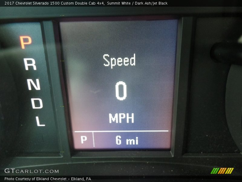 Summit White / Dark Ash/Jet Black 2017 Chevrolet Silverado 1500 Custom Double Cab 4x4