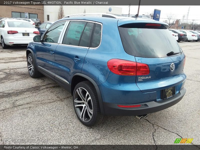 Pacific Blue Metallic / Charcoal 2017 Volkswagen Tiguan SEL 4MOTION