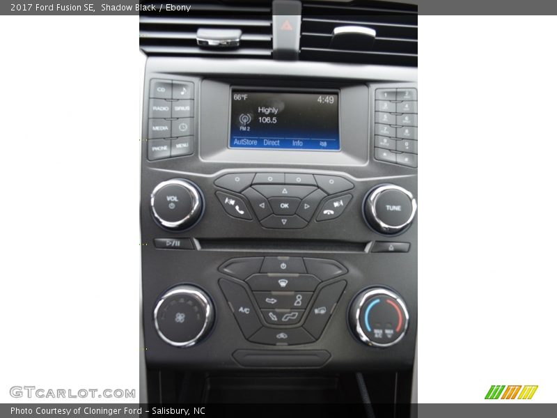 Shadow Black / Ebony 2017 Ford Fusion SE