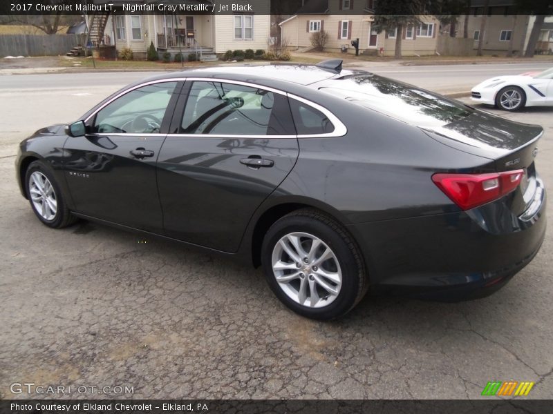 Nightfall Gray Metallic / Jet Black 2017 Chevrolet Malibu LT