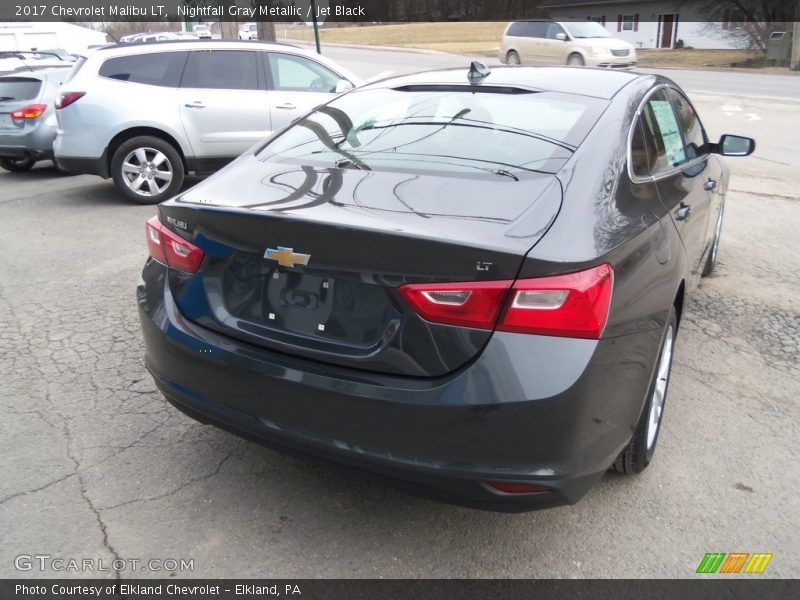Nightfall Gray Metallic / Jet Black 2017 Chevrolet Malibu LT