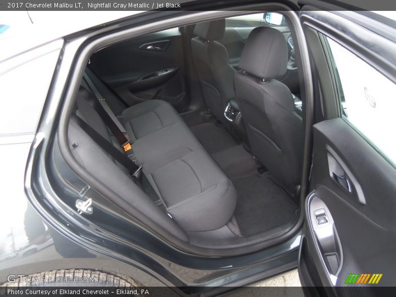 Nightfall Gray Metallic / Jet Black 2017 Chevrolet Malibu LT