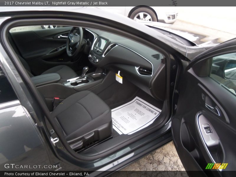 Nightfall Gray Metallic / Jet Black 2017 Chevrolet Malibu LT
