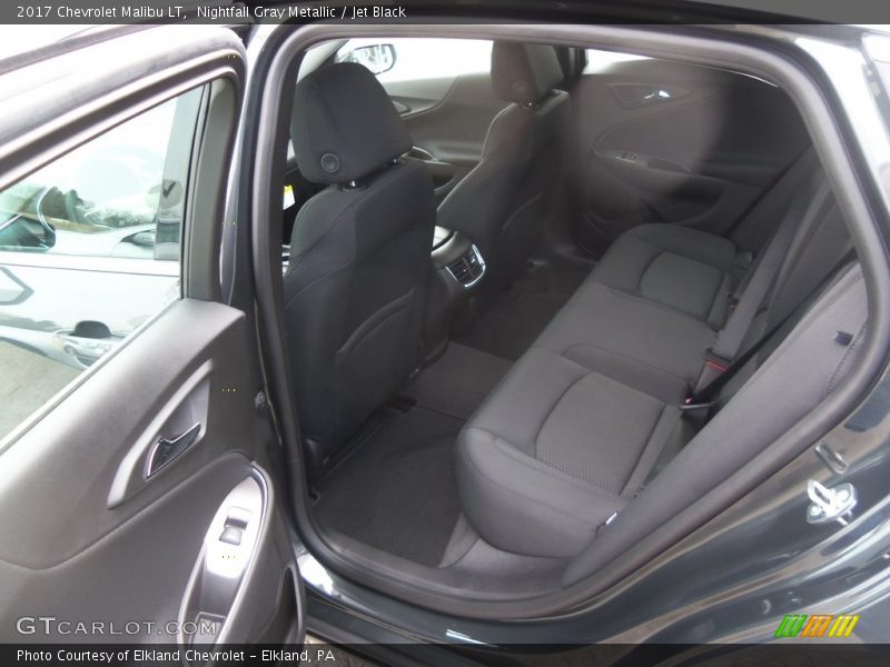 Nightfall Gray Metallic / Jet Black 2017 Chevrolet Malibu LT