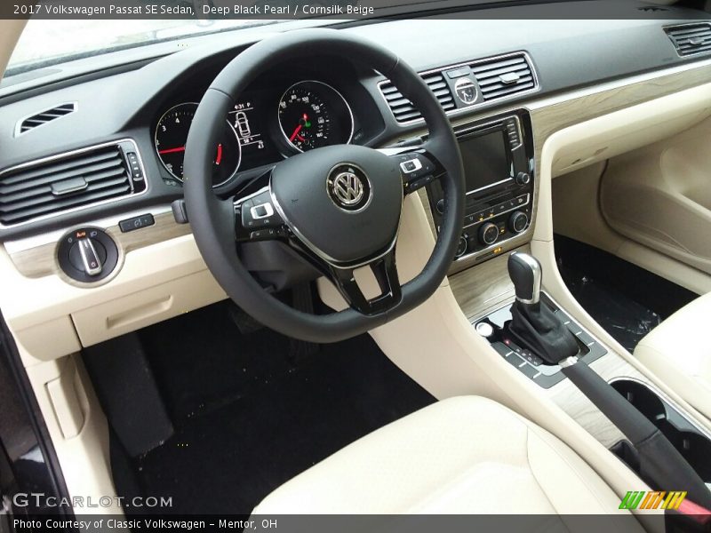  2017 Passat SE Sedan Cornsilk Beige Interior