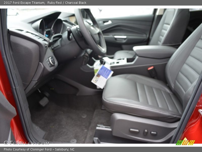Ruby Red / Charcoal Black 2017 Ford Escape Titanium