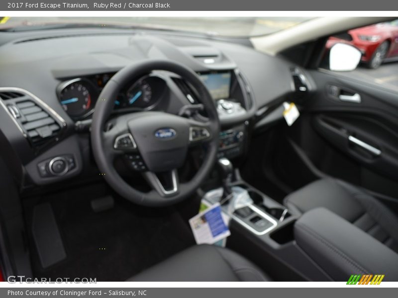 Ruby Red / Charcoal Black 2017 Ford Escape Titanium