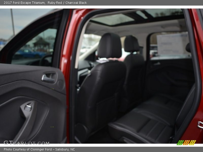 Ruby Red / Charcoal Black 2017 Ford Escape Titanium