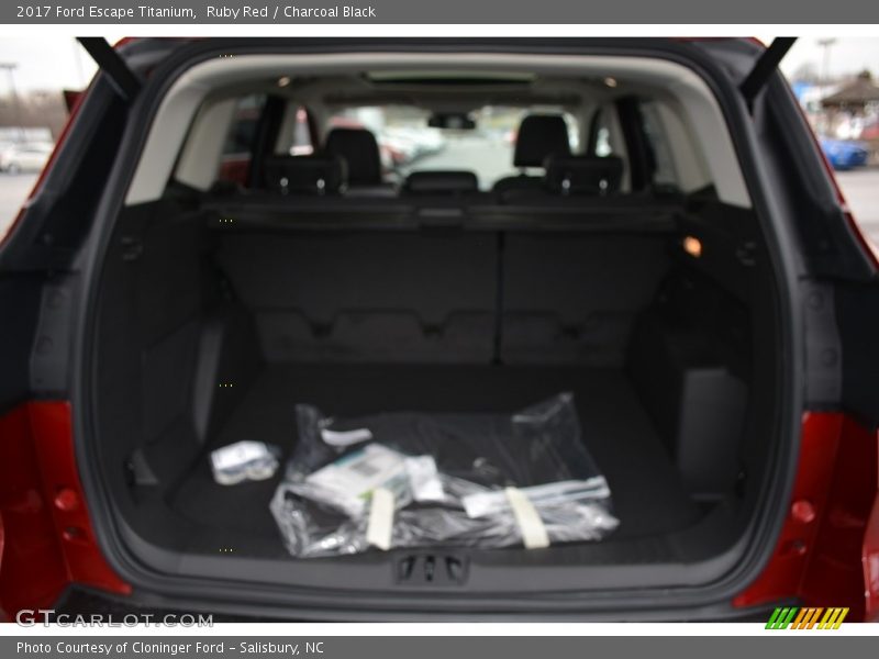 Ruby Red / Charcoal Black 2017 Ford Escape Titanium
