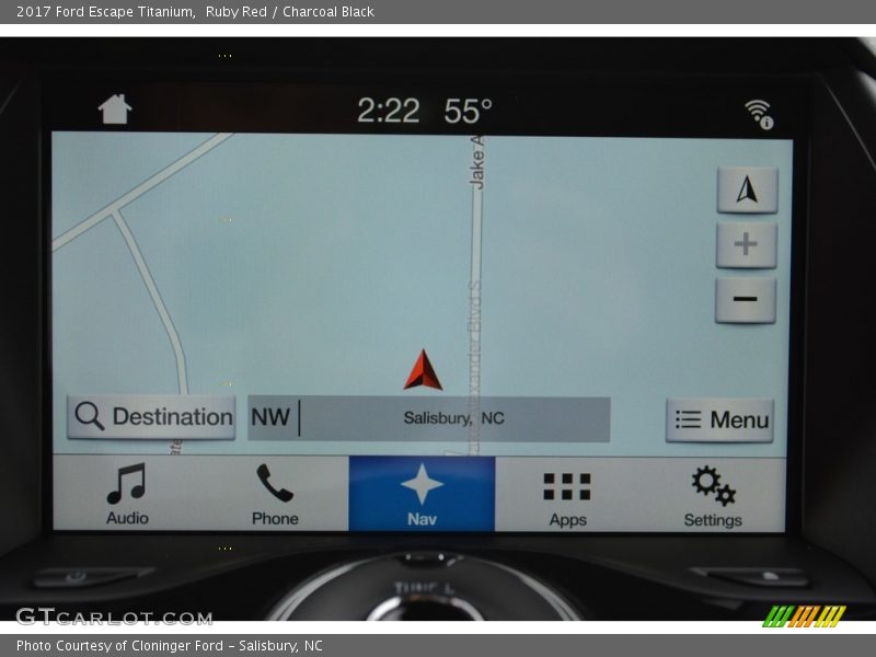 Ruby Red / Charcoal Black 2017 Ford Escape Titanium