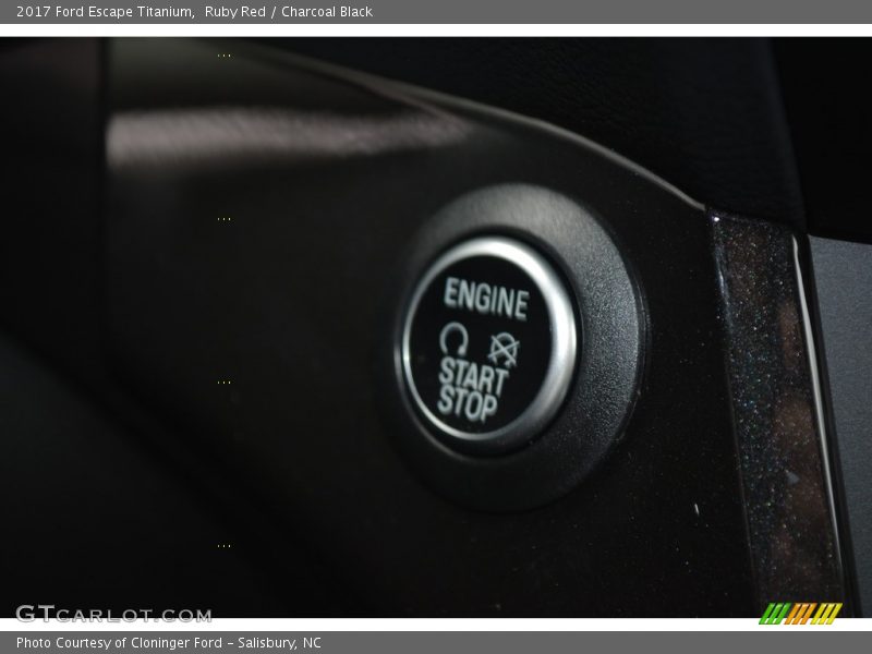 Ruby Red / Charcoal Black 2017 Ford Escape Titanium