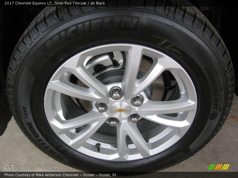 Siren Red Tintcoat / Jet Black 2017 Chevrolet Equinox LT