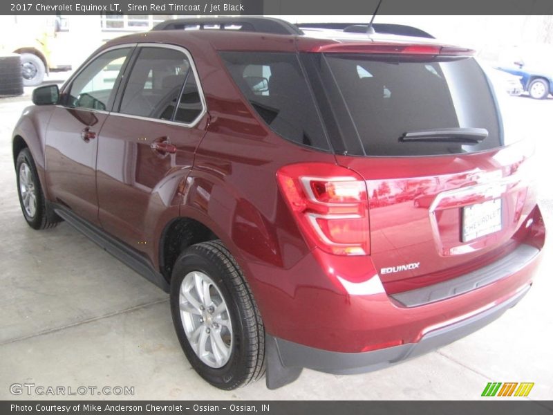 Siren Red Tintcoat / Jet Black 2017 Chevrolet Equinox LT