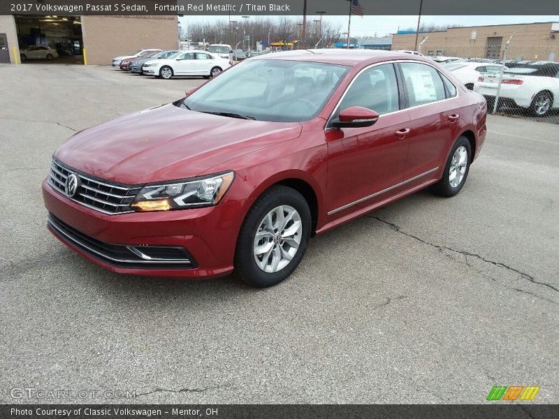 Front 3/4 View of 2017 Passat S Sedan
