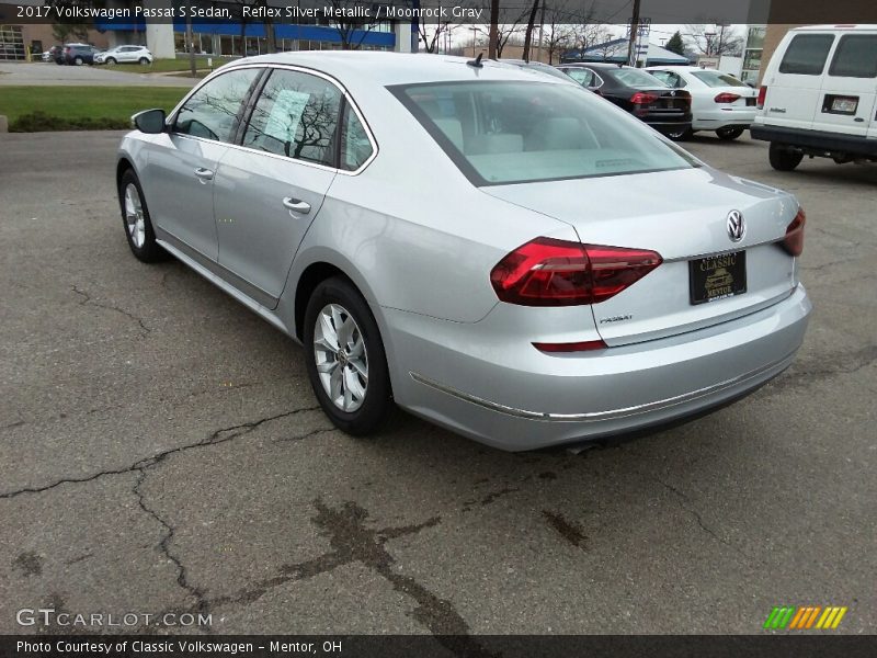 Reflex Silver Metallic / Moonrock Gray 2017 Volkswagen Passat S Sedan