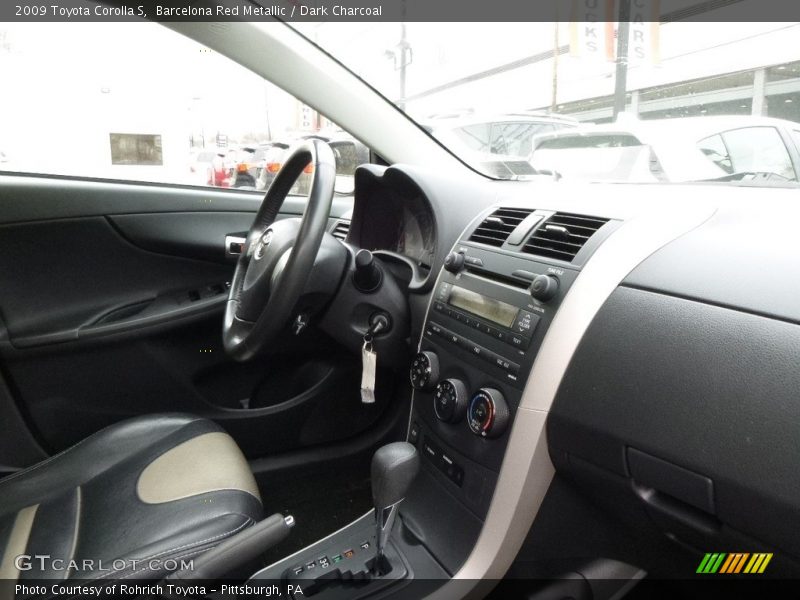 Barcelona Red Metallic / Dark Charcoal 2009 Toyota Corolla S