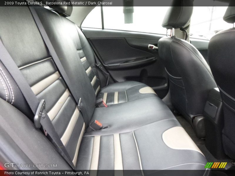 Barcelona Red Metallic / Dark Charcoal 2009 Toyota Corolla S