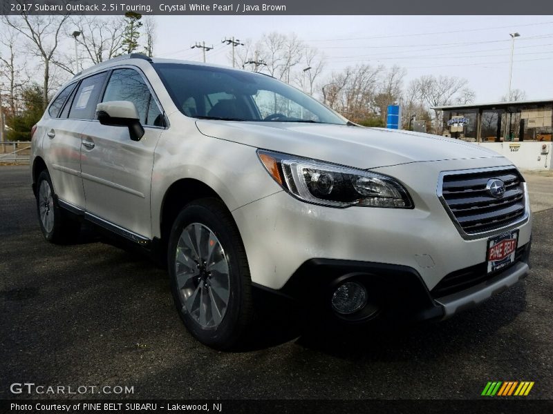 Crystal White Pearl / Java Brown 2017 Subaru Outback 2.5i Touring