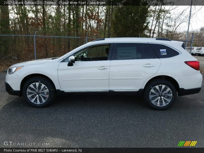 Crystal White Pearl / Java Brown 2017 Subaru Outback 2.5i Touring