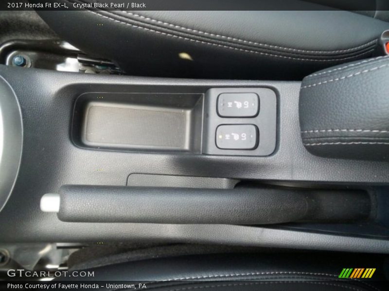Crystal Black Pearl / Black 2017 Honda Fit EX-L