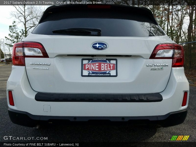Crystal White Pearl / Java Brown 2017 Subaru Outback 2.5i Touring