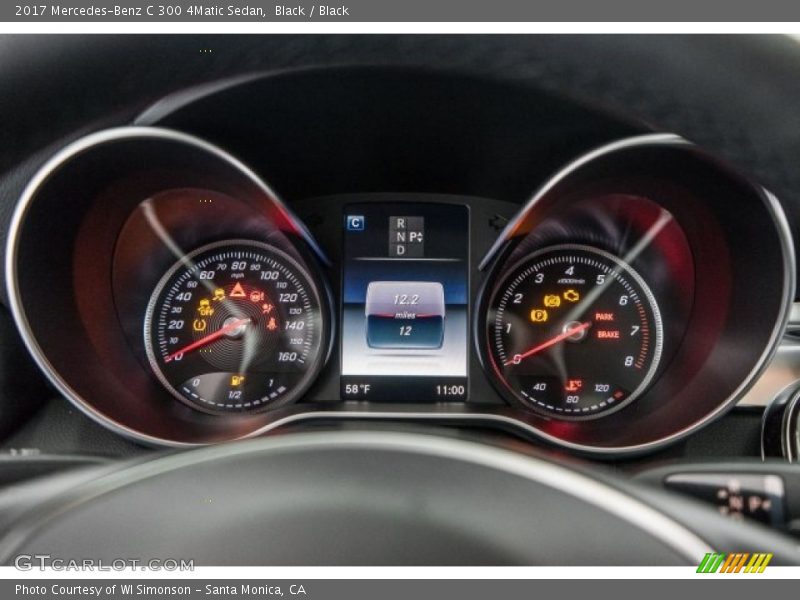  2017 C 300 4Matic Sedan 300 4Matic Sedan Gauges