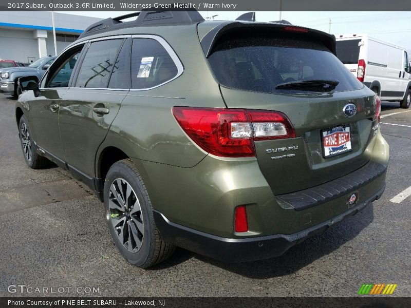 Wilderness Green Metallic / Warm Ivory 2017 Subaru Outback 3.6R Limited