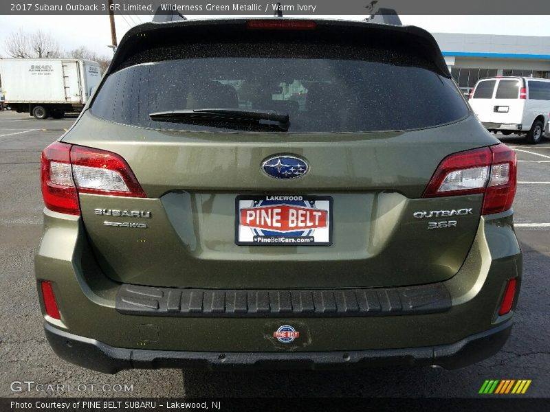 Wilderness Green Metallic / Warm Ivory 2017 Subaru Outback 3.6R Limited