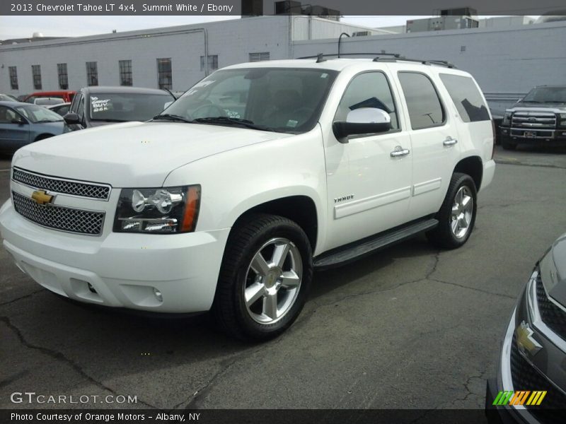 Summit White / Ebony 2013 Chevrolet Tahoe LT 4x4