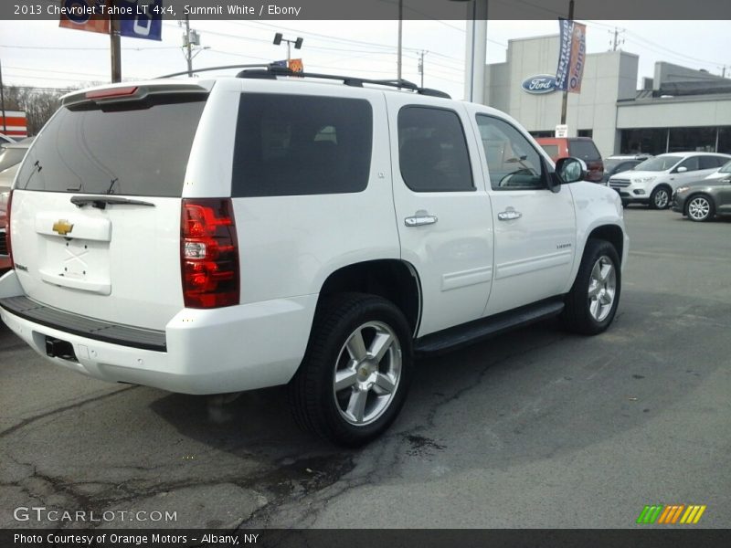 Summit White / Ebony 2013 Chevrolet Tahoe LT 4x4