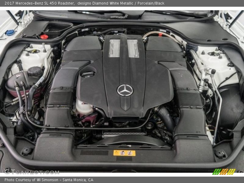  2017 SL 450 Roadster Engine - 3.0 Liter DI biturbo DOHC 24-Valve VVT V6