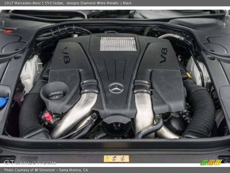  2017 S 550 Sedan Engine - 4.7 Liter DI biturbo DOHC 32-Valve VVT V8