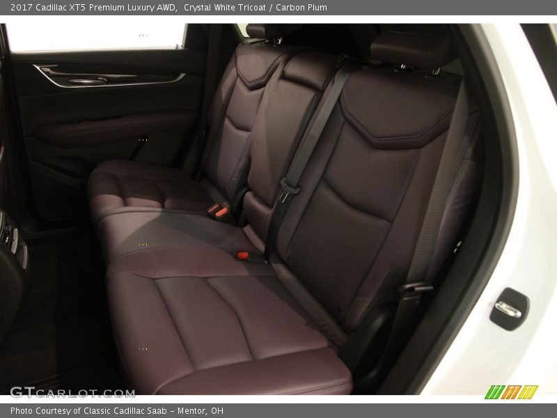 Rear Seat of 2017 XT5 Premium Luxury AWD