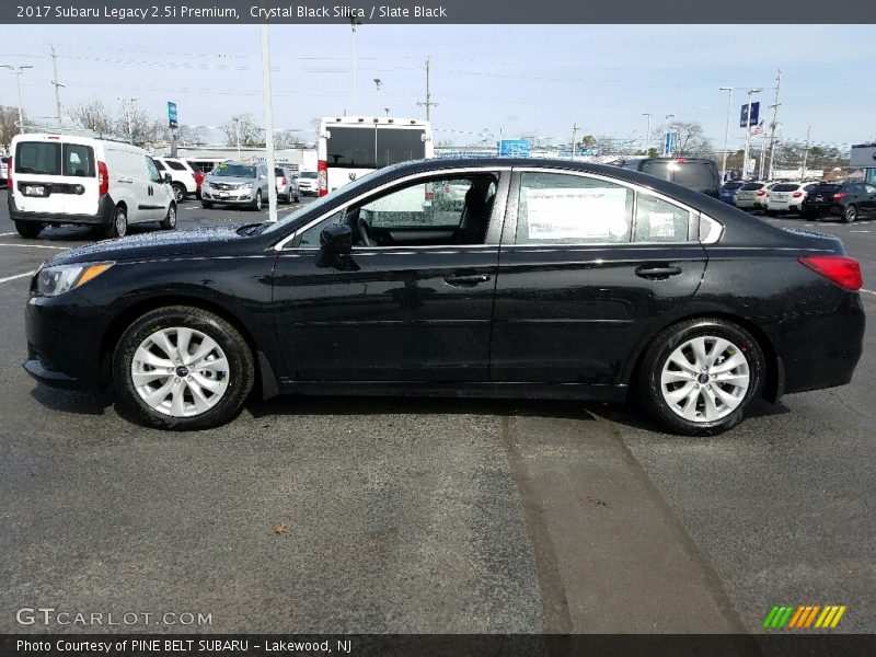 Crystal Black Silica / Slate Black 2017 Subaru Legacy 2.5i Premium