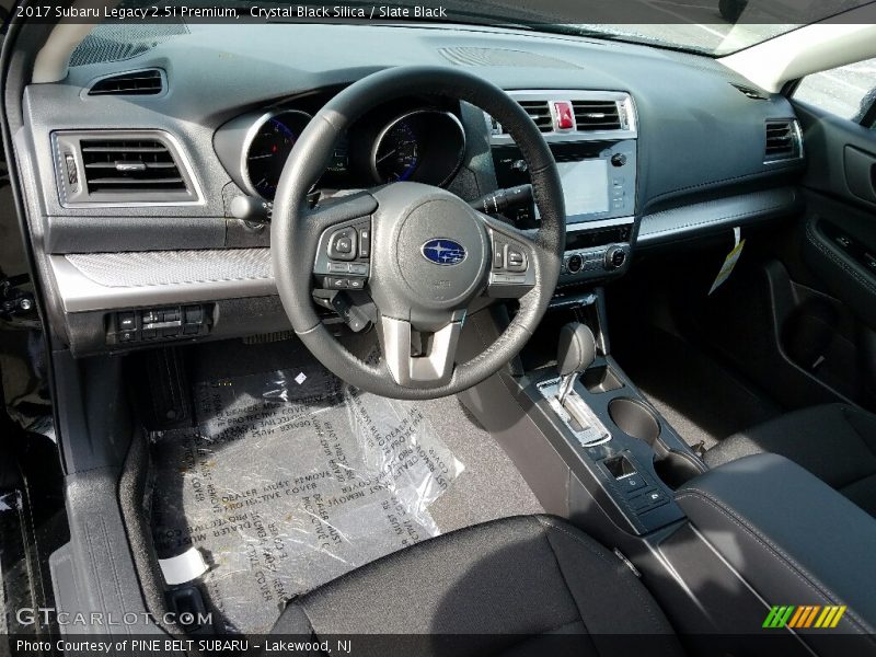 Crystal Black Silica / Slate Black 2017 Subaru Legacy 2.5i Premium