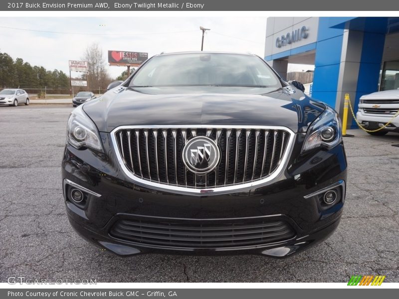 Ebony Twilight Metallic / Ebony 2017 Buick Envision Premium AWD