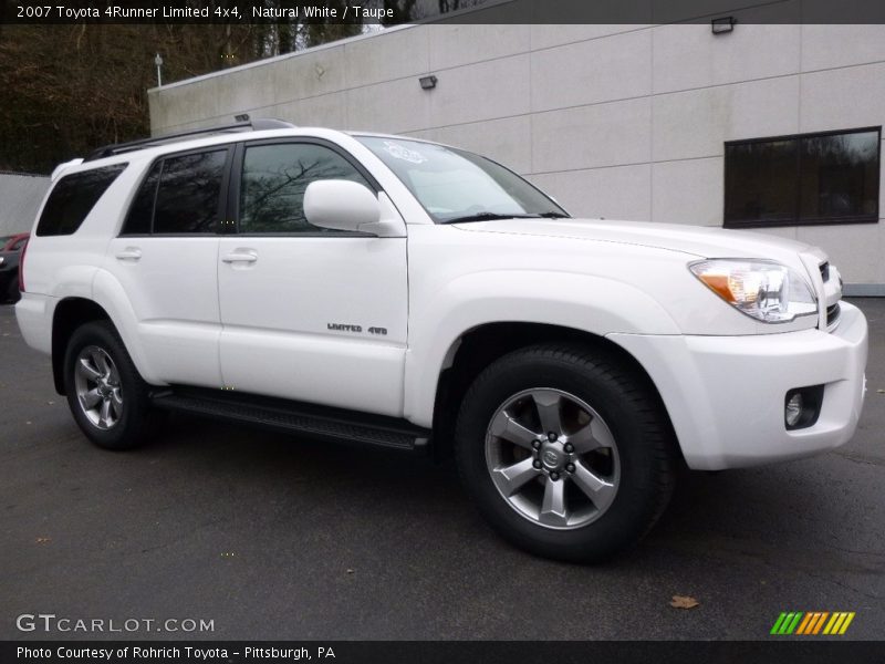 Natural White / Taupe 2007 Toyota 4Runner Limited 4x4