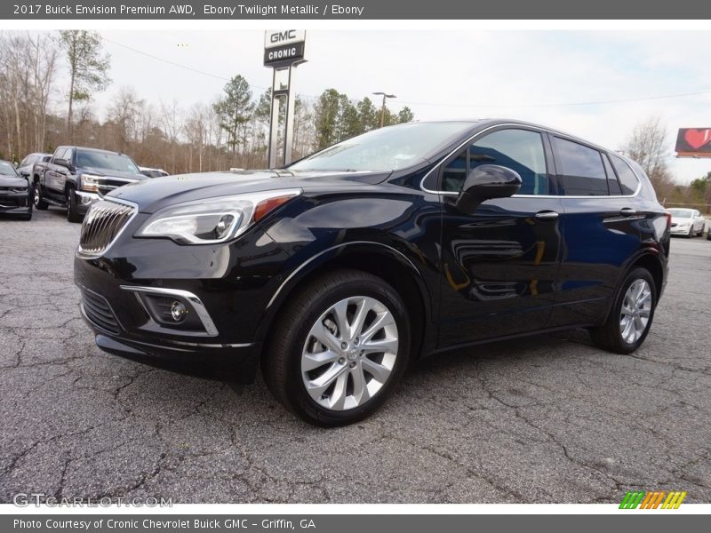 Ebony Twilight Metallic / Ebony 2017 Buick Envision Premium AWD