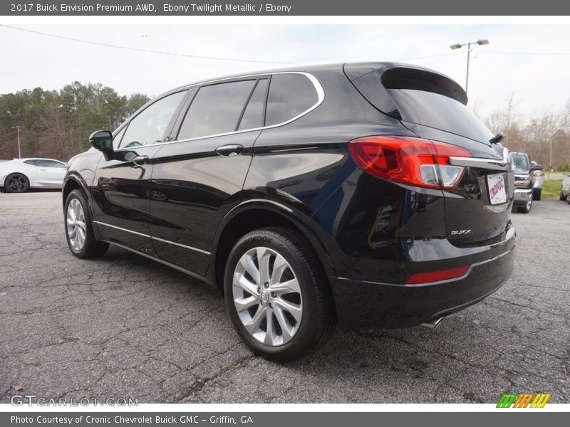 Ebony Twilight Metallic / Ebony 2017 Buick Envision Premium AWD